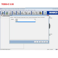 Wabco Diagnostic Software Wabco TEBS-E 5.50  Installation Service English and German Version