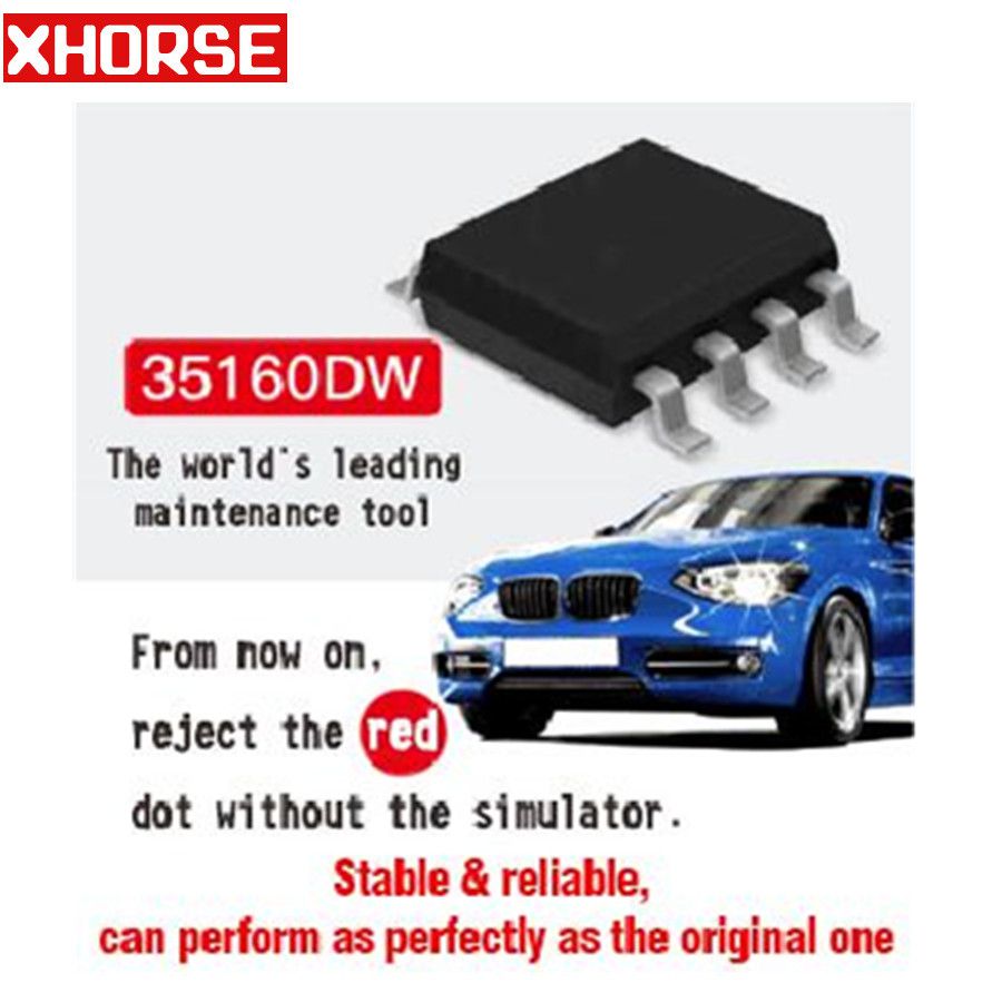 Xhorse 35160DW Chip Reject Red Dot No Need Simulator Work with VVDI Prog
