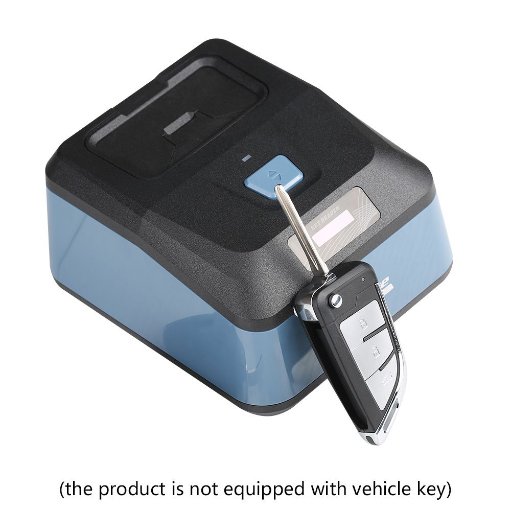 El dispositivo de identificación de claves de la espátula xhorse Key Reader xdkp00gl se utiliza con la aplicación xhorse y la máquina de corte de claves.