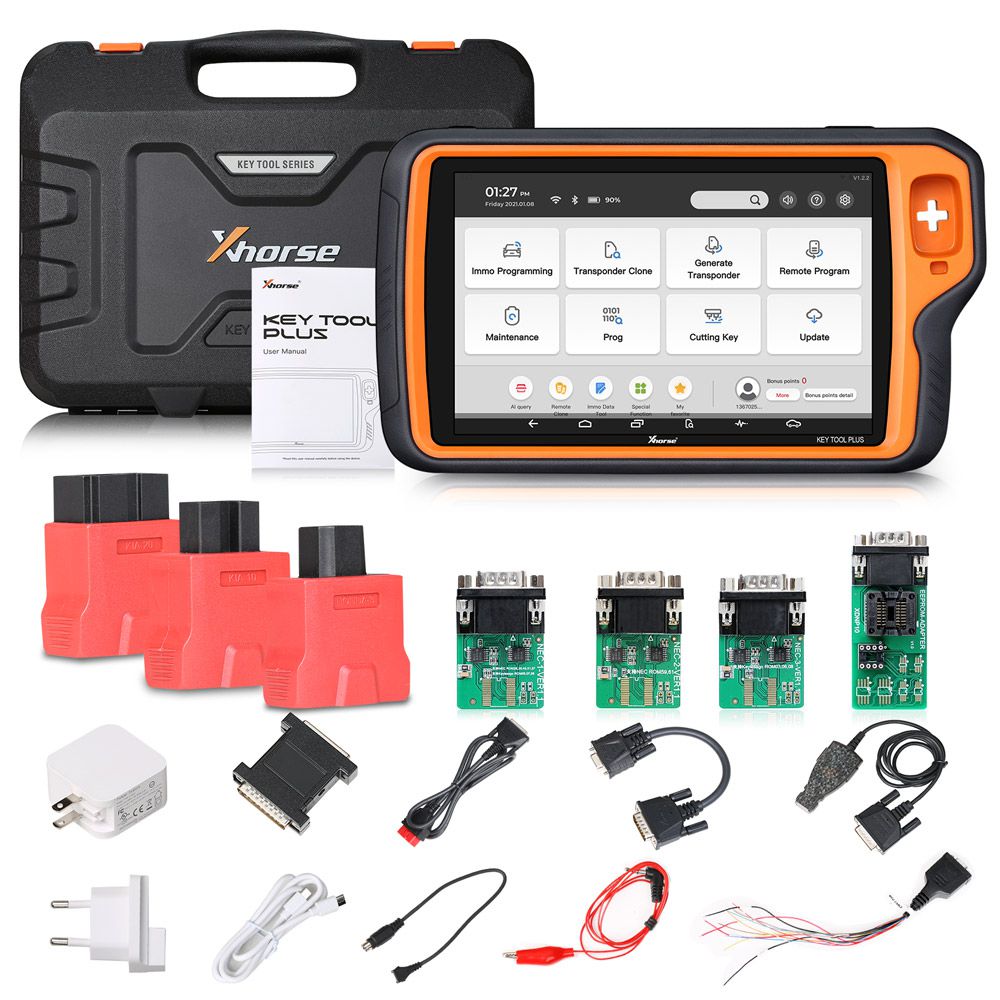Xhorse vvdi Key Tool plus PAD plus Welding Adapter and Cable complete xdnpp0ch 16 piezas