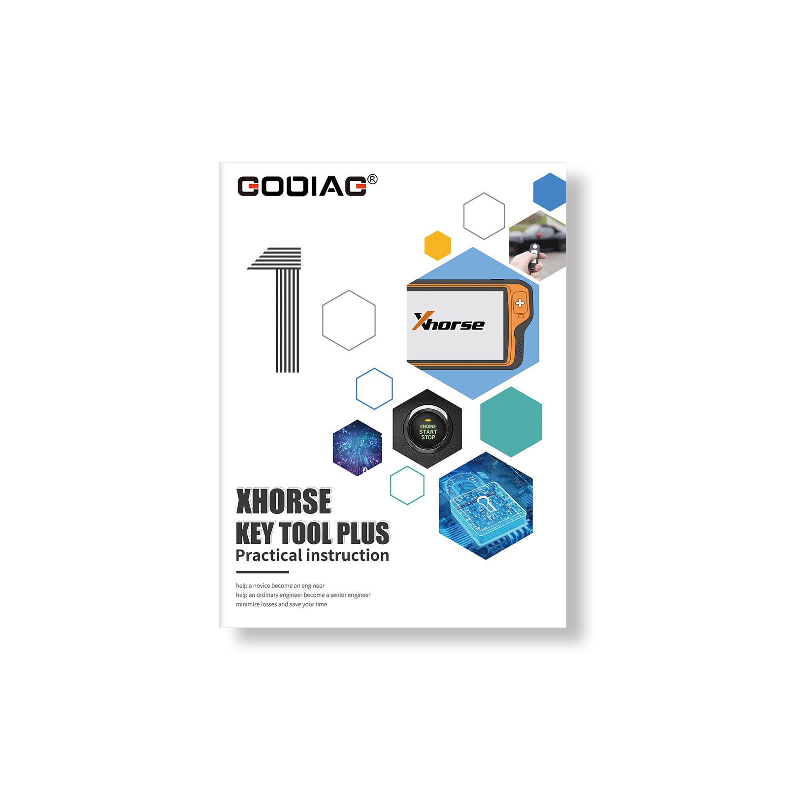 Xhorse VVDI Key Tool Plus Pad withi GODIAG 실용 설명서 1 및 2