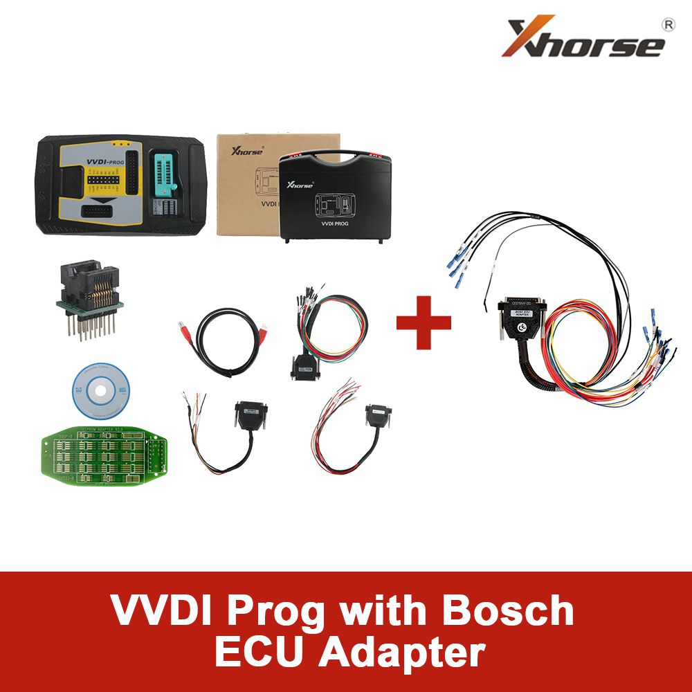 기본 Xhorse VVDI Prog Programmer with Bosch ECU Adapter 열지 않고 BMW ECU N20 N55 B38 ISN 읽기