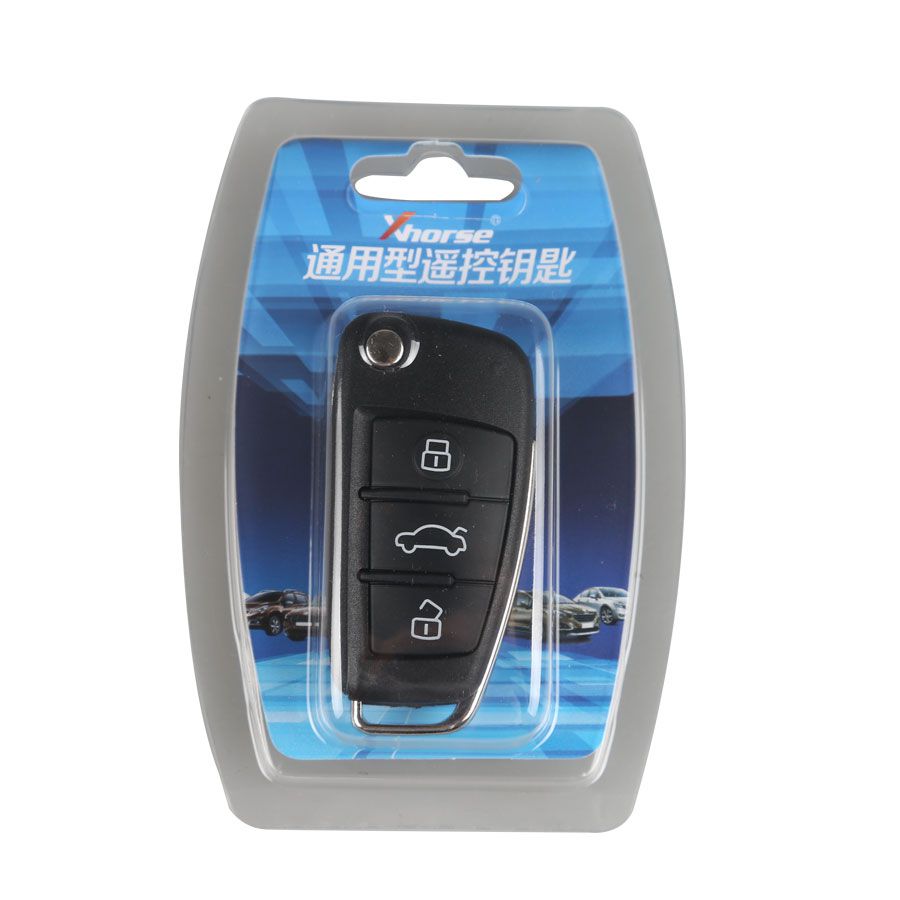 Xhorse vvdi2 Audi a6l Q7 llave universal de control remoto 3 botones (empaquetado por separado)