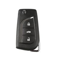 Xhorse Toyota Style Wireless universal remote control key 3 Button xn008 para vvdi Key Tool 5 piezas / lote