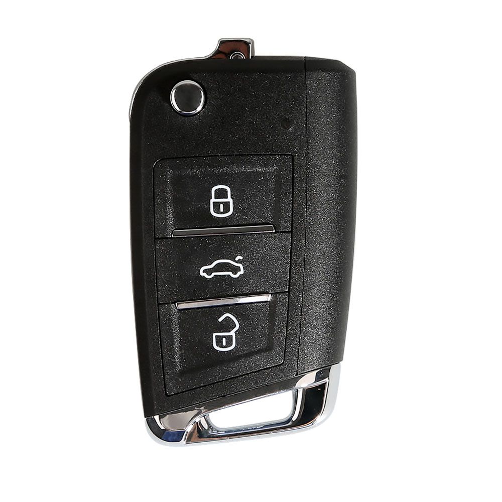 Xhorse xsmqb1en llave de control remoto inteligente VW MQB filp 3 botones cerca del inglés 5 piezas / lote