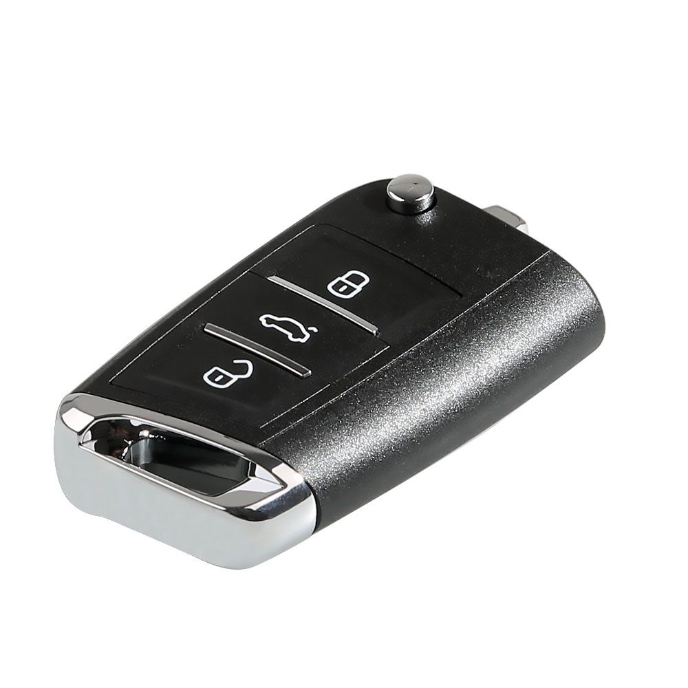 Xhorse xsmqb1en llave de control remoto inteligente VW MQB filp 3 botones cerca del inglés 5 piezas / lote