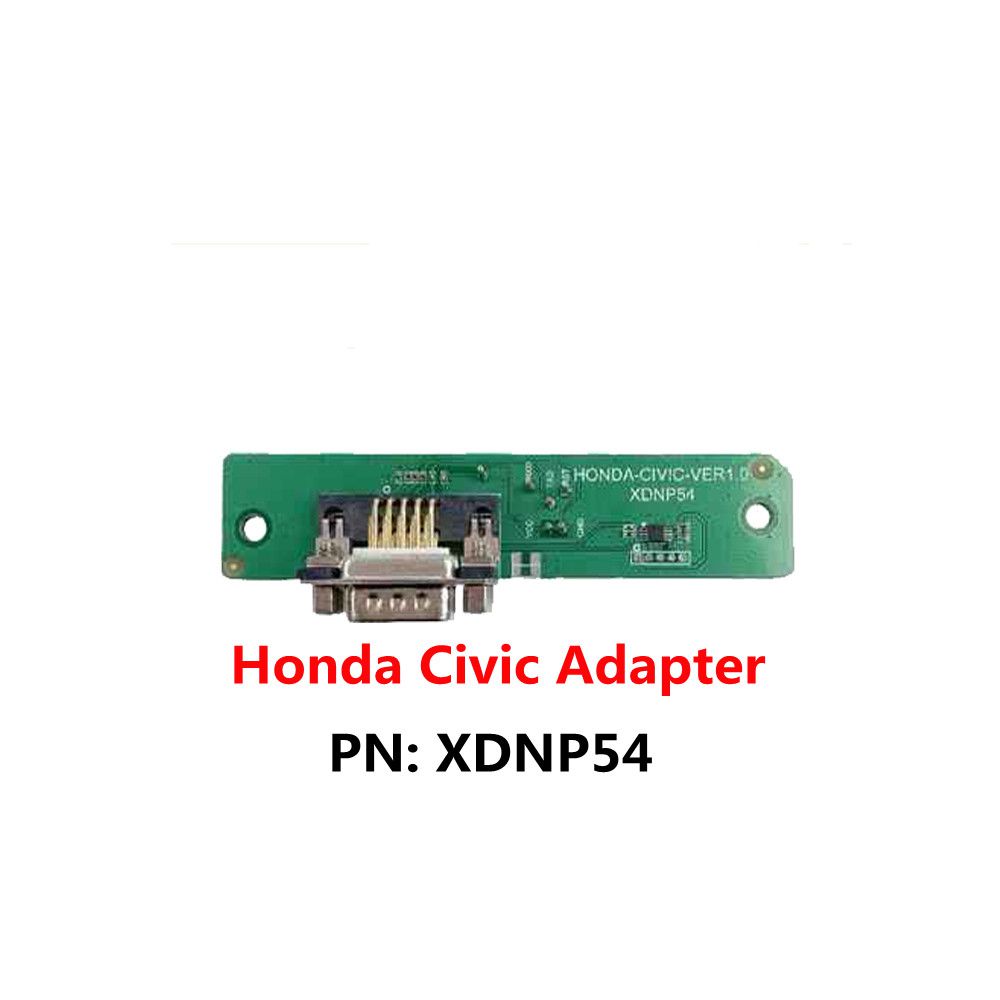 Xhorse XDNP54 Honda Civic 어댑터는 MINI Prog 및 Key Tool Plus와 함께 작동합니다.