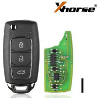 Xhorse XKHY05EN Wire Remote Key Hyundai 3 Buttons English 5pcs/lot