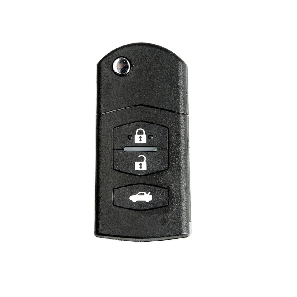 Xhorse XKMA00EN 라인 제어 리모컨 키 Mazda Flip 3 버튼 영어 5/배치