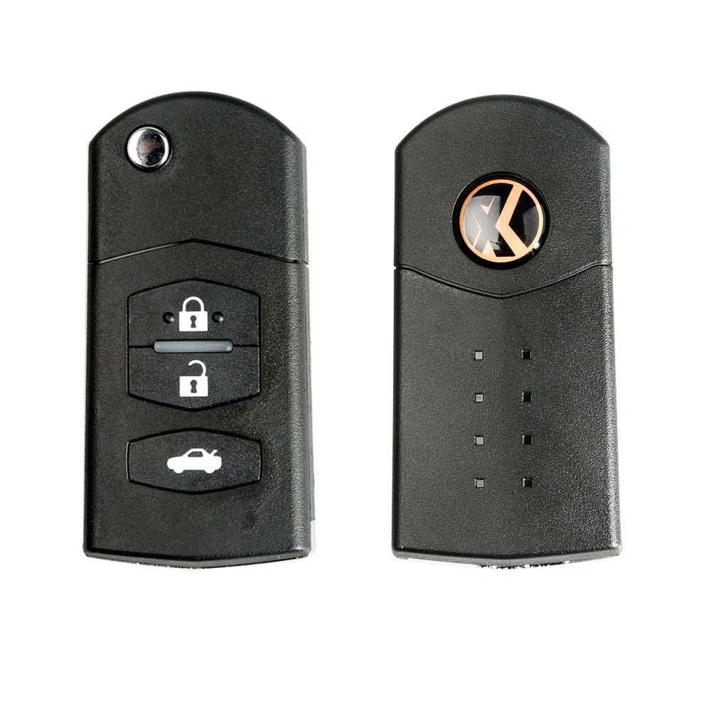 Xhorse XKMA00EN 라인 제어 리모컨 키 Mazda Flip 3 버튼 영어 5/배치