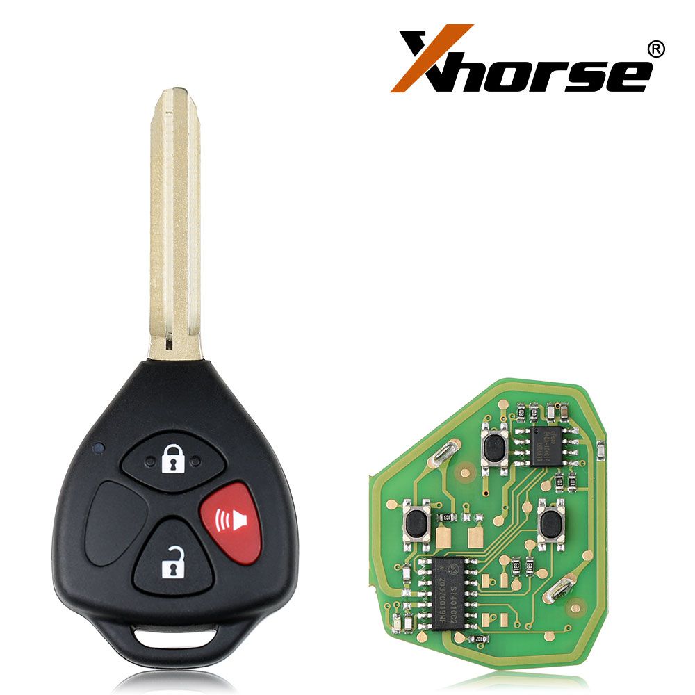 Xhorse XKTO04EN Wire 범용 리모컨 키 도요타식 버튼 3개, VVDI VVDI2 키 도구 5개/배치
