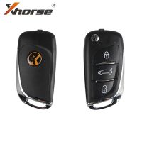 Xhorse vvdi2 xnds00en llave de control remoto inalámbrico tipo DS llave de control remoto 3 botones Volkswagen 10 juegos