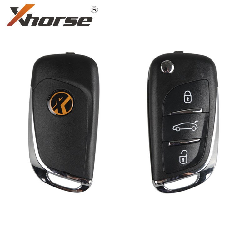 Xhorse VVDI2 XNDS00EN Wireless Remote Key  For DS Type Remote Key 3 Buttons for Volkswagen 1Piece
