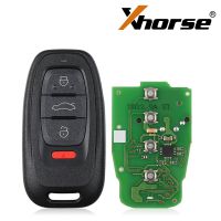 아우디 315/433/868MHZ A6L Q5 A4L A8L 키 케이스가 장착된 Xhorse XSADJ1GL VVDI 754J 무선 스마트 키