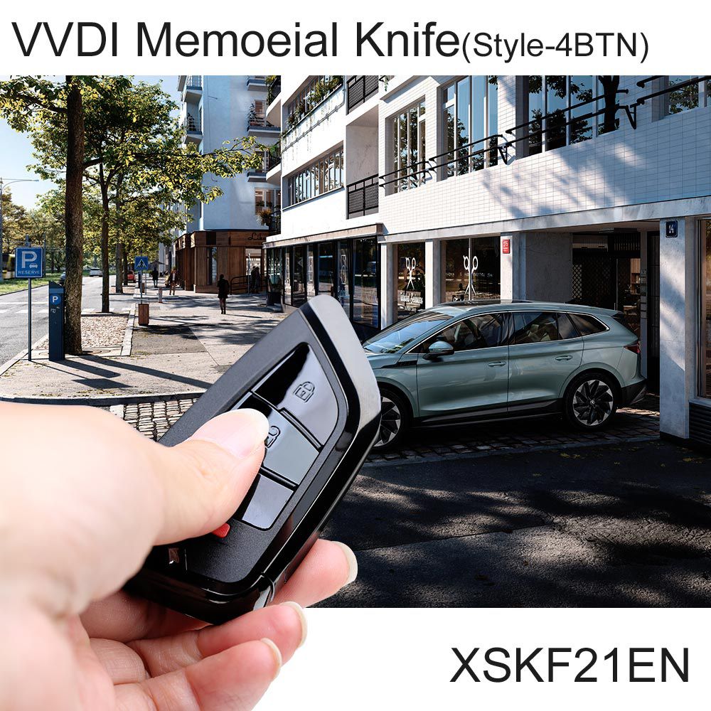 Xhorse xskf21en vvdi Memorial Knife style - 4btn 5 piezas / lote