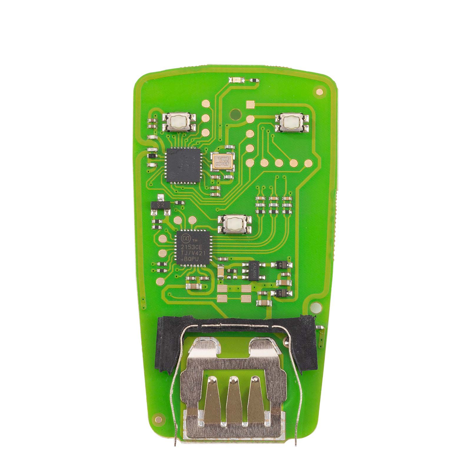 2025 Xhorse XSMA41EN MLB Remote Key A.D A4 Model PCB with 3 Buttons Key Shell work with MLB / VVDI2 / Key Tool Plus