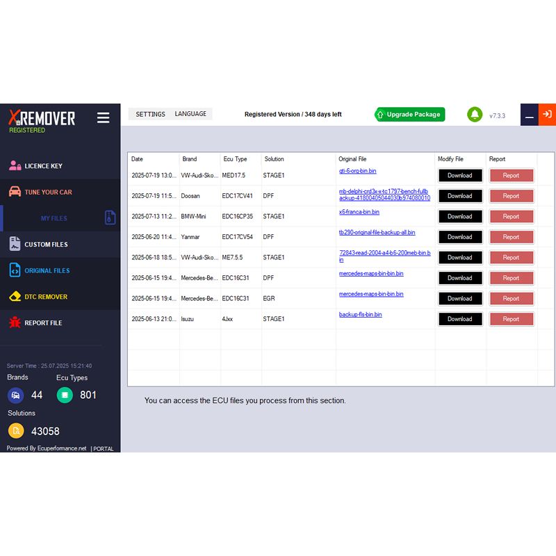 2026 Newest XRemover AI Chip Tuning 1 Month Software License 5 Files Per Day Supports Stage1