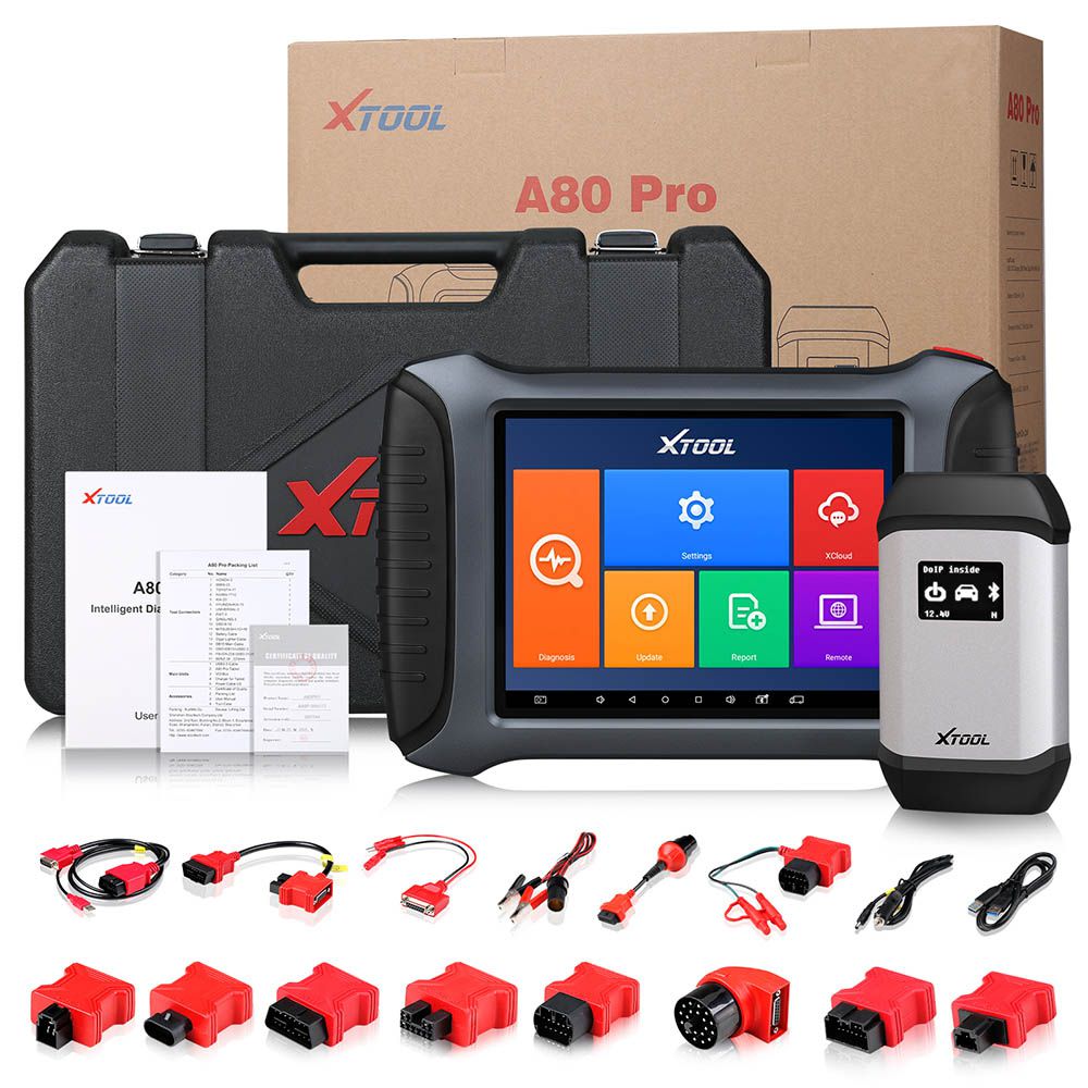 XTOOL A80 Pro 전체 시스템 진단 도구는 벤츠와 BMW의 온라인 프로그래밍을 지원합니다.