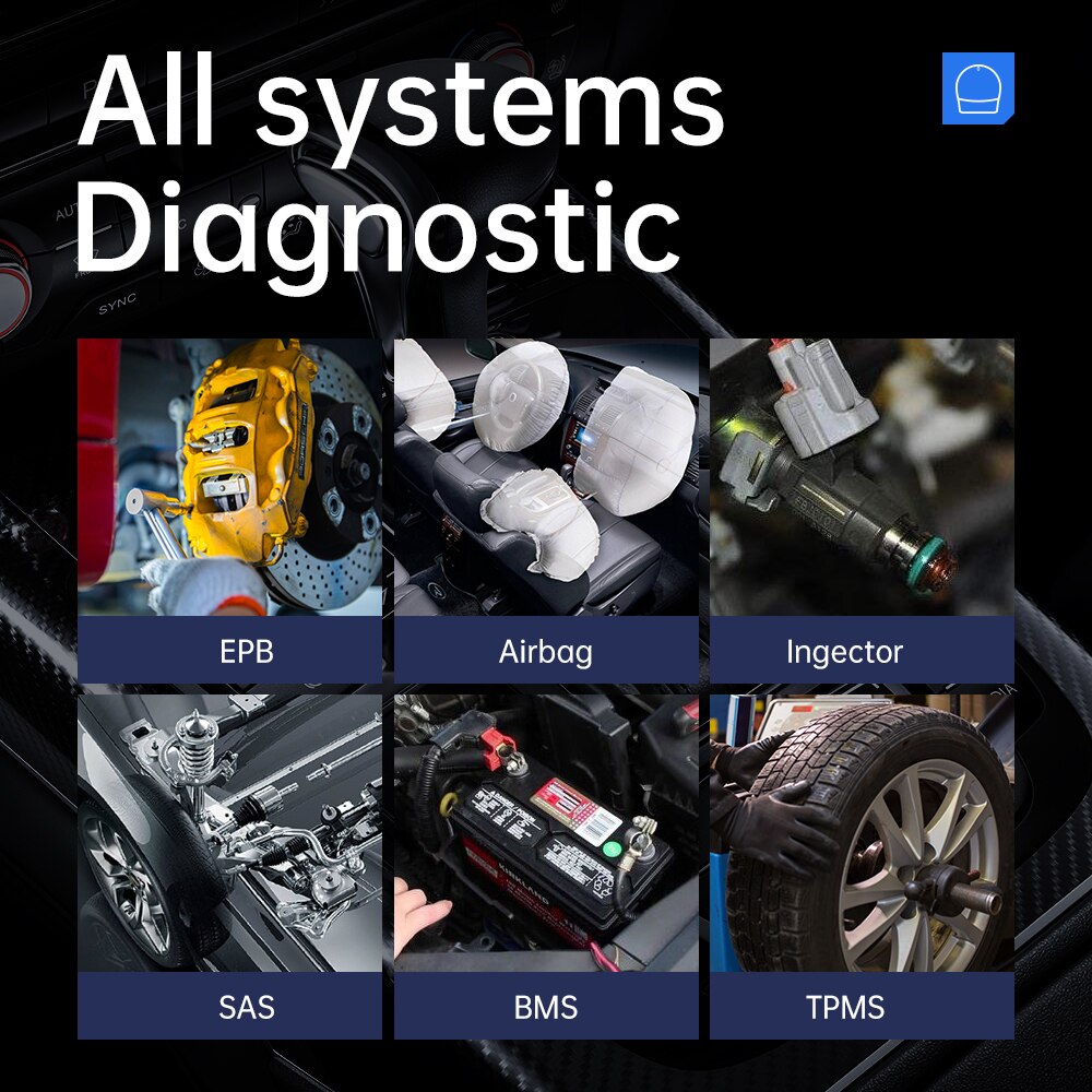 XTOOL ASD60 OBD2 스캐너는 벤츠-폭스바겐-BMW 전자동 OBD II 코드 판독기에서 IOS/Android를 지원하며 15개의 재설정 기능을 제공합니다.
