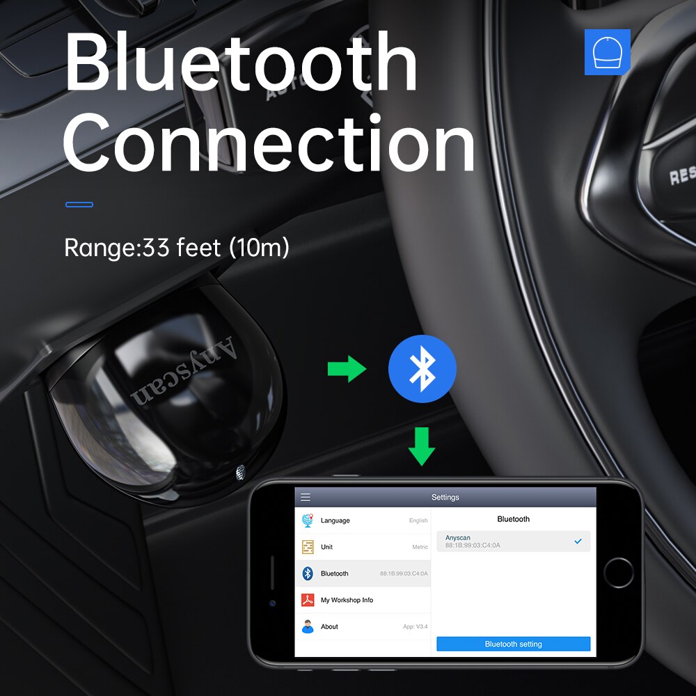 XTOOL ASD60 OBD2 스캐너는 벤츠-폭스바겐-BMW 전자동 OBD II 코드 판독기에서 IOS/Android를 지원하며 15개의 재설정 기능을 제공합니다.