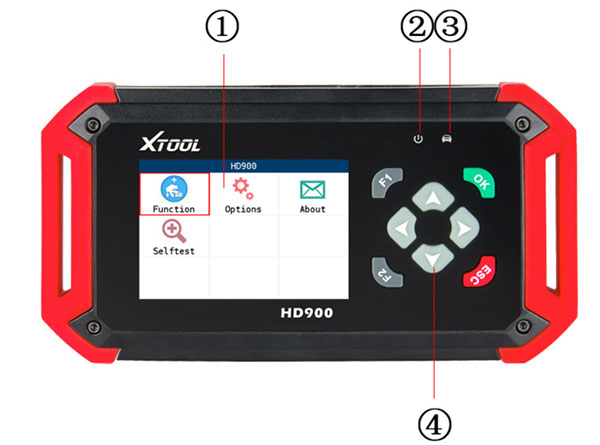 Xtool HD900 중형 트럭 코드 리더기-1