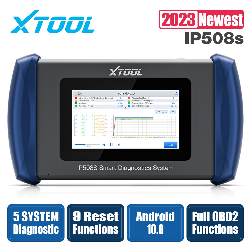 XTOOL InPlus IP508S OBD2 진단 키트 자동차 ABS SRS 에어백 엔진 AT 코드 리더기 스캐너 Better 129E 온라인 업데이트