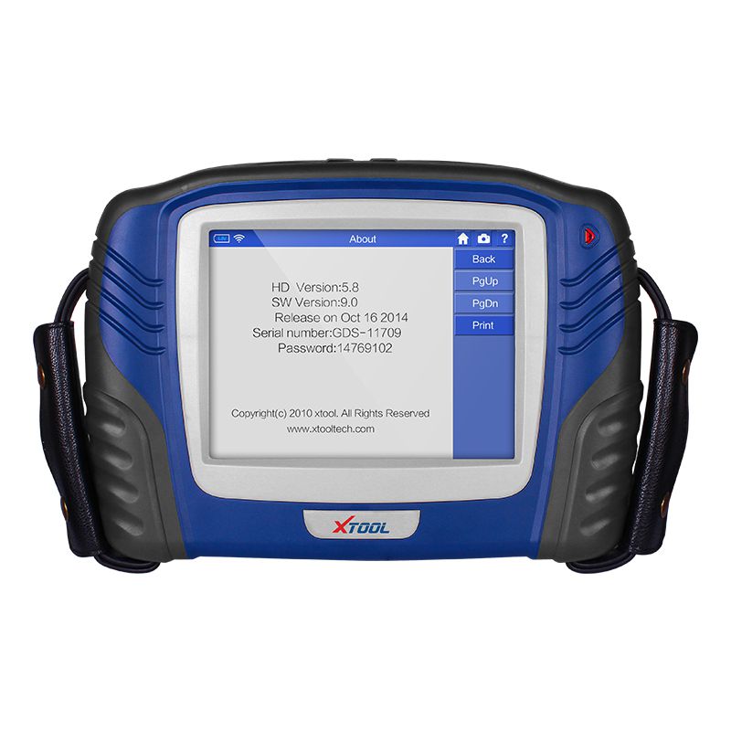 New Released XTOOL PS2 GDS Gasoline Bluetooth Diagnostic Tool with Touch Screen Update Online