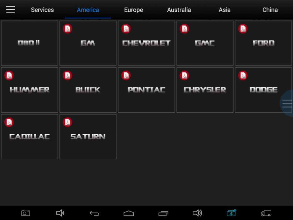 Herramienta de diagnóstico de automóviles xtool ps90 obd2