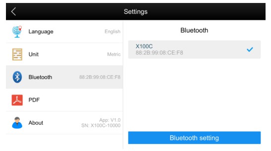 Xtool X - 100 c para iOS y Android 19