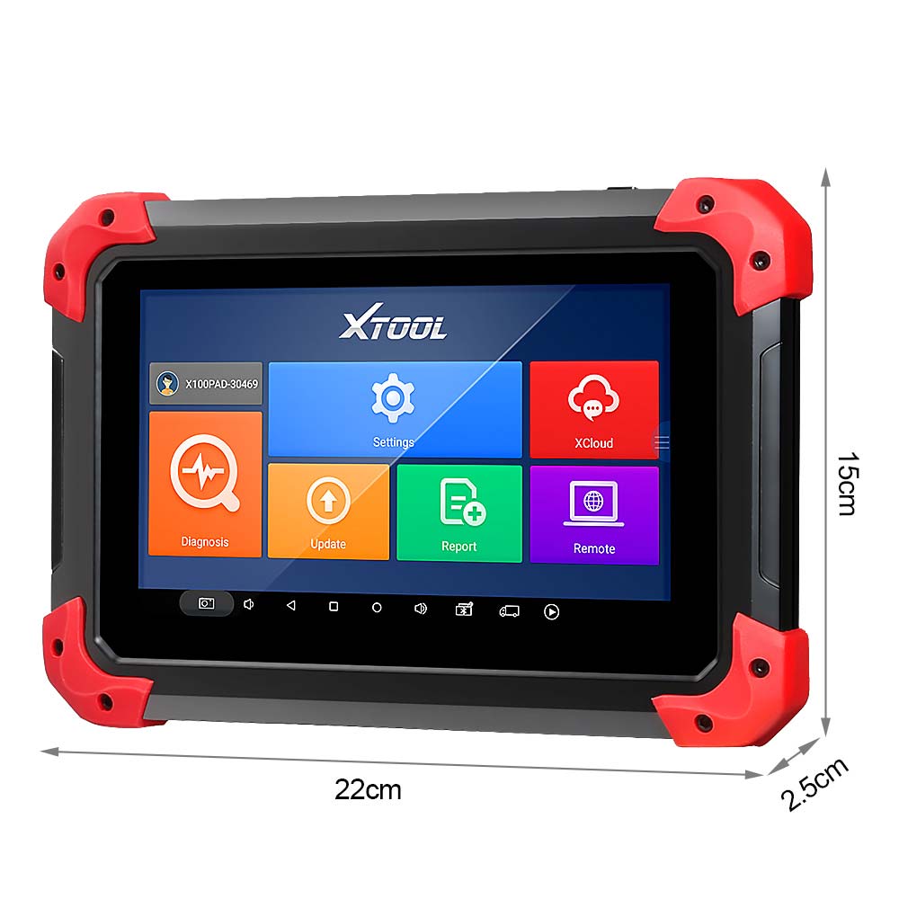 Original XTOOL X100 X-100 PAD Tablet Key Programmer With EEPROM Adapter Support Special Functions