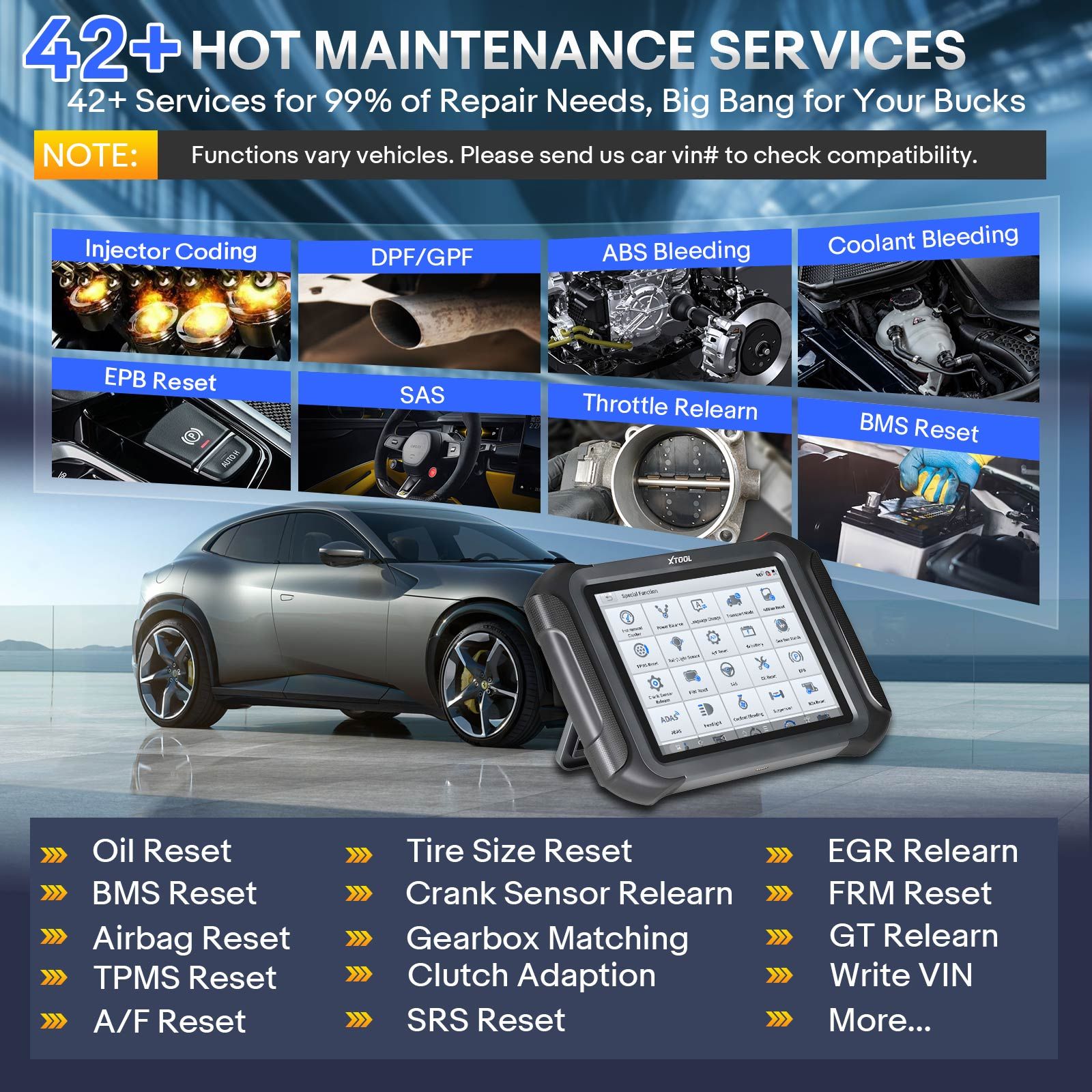 2025 XTOOL X100 MAX 2 Auto Key Programmer with J2534 VCI and KC501 Supports 42 Service Functions ECU Programming Topology Update of X100 PAD3