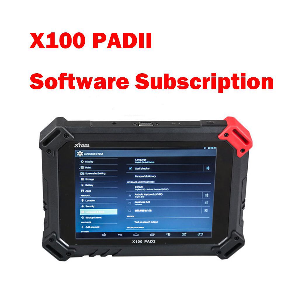 2년 무료 업데이트된 Xtool X100 Pad2/X100 Pad 2 Pro 연간 소프트웨어 업그레이드 구독 서비스