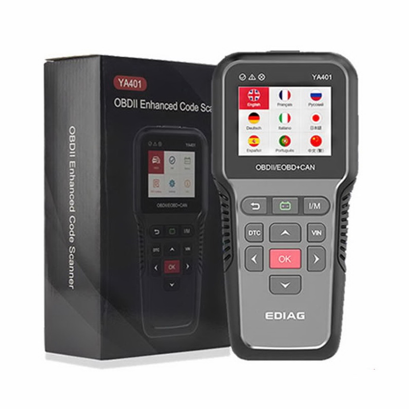 YA401 EDIAG 스캐너 도구 EOBD/OBDII 코드 판독기 지원 자동차 진단 자동 obd2 배터리 테스터 12v 무료 업데이트