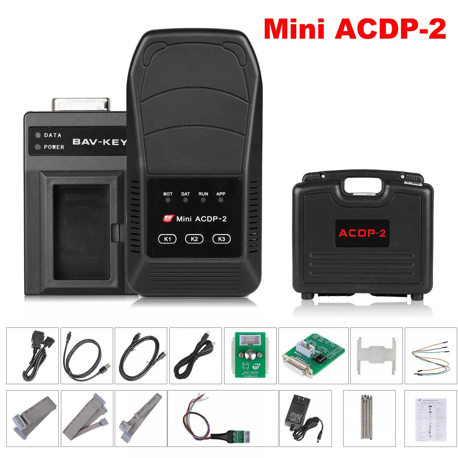 Yanhua ACDP2 BMW BDC2 AKL Package ACDP-2 Hardware + Module 3 + Module 38 + BDC2 Keys Learning Bench Platform + B48/B58 Interface Board