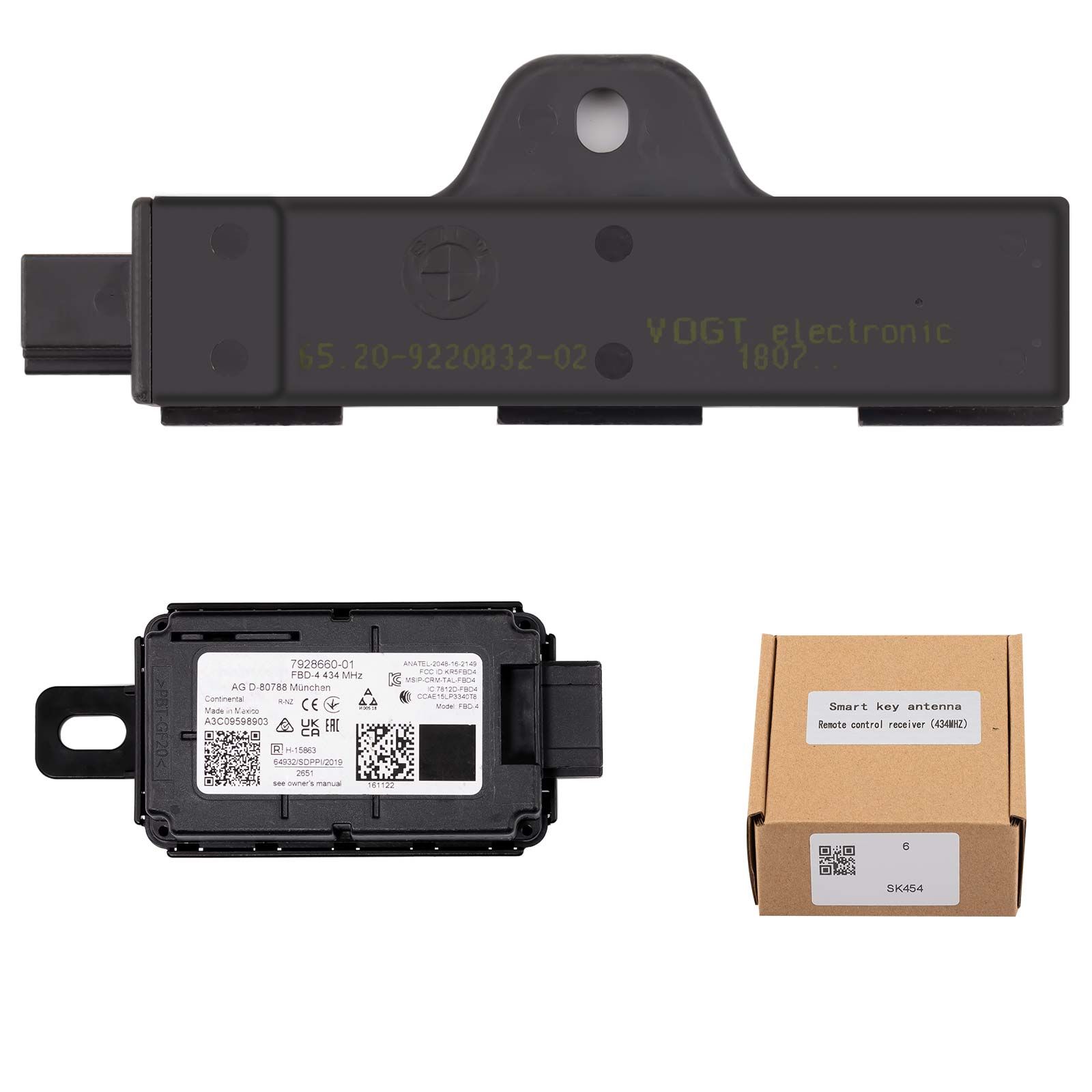 Yanhua BMW BDC2 Keys Learning Bench Platform Plus LF Smart Key Antenna Remote Control Receiver (434MHZ) Second-hand Dismantled Car Parts