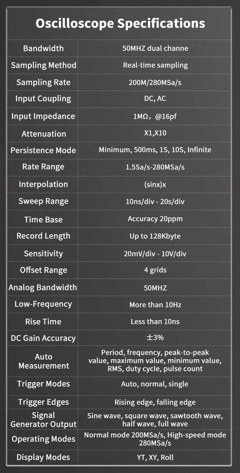 ZOYI ZT-703S 3-in-1 Oscilloscope