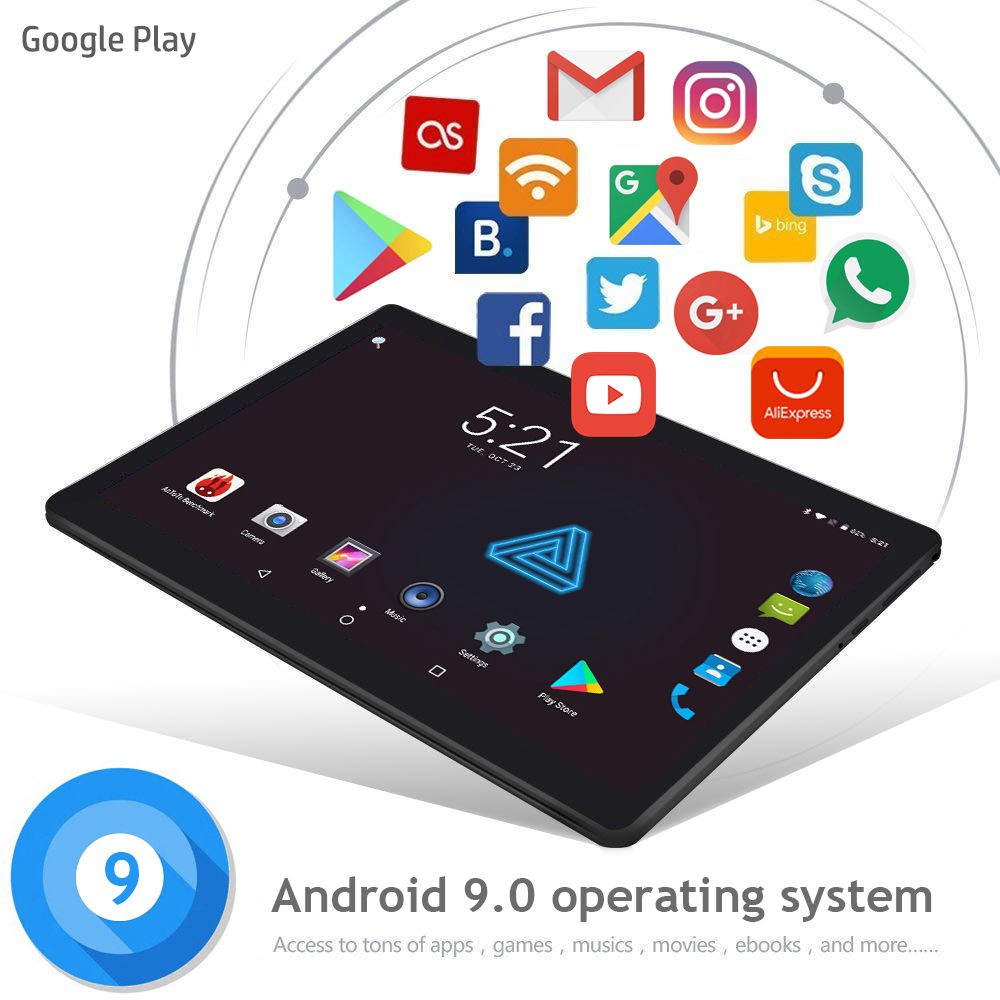 Teléfono 4G de 10,1 pulgadas tableta Android