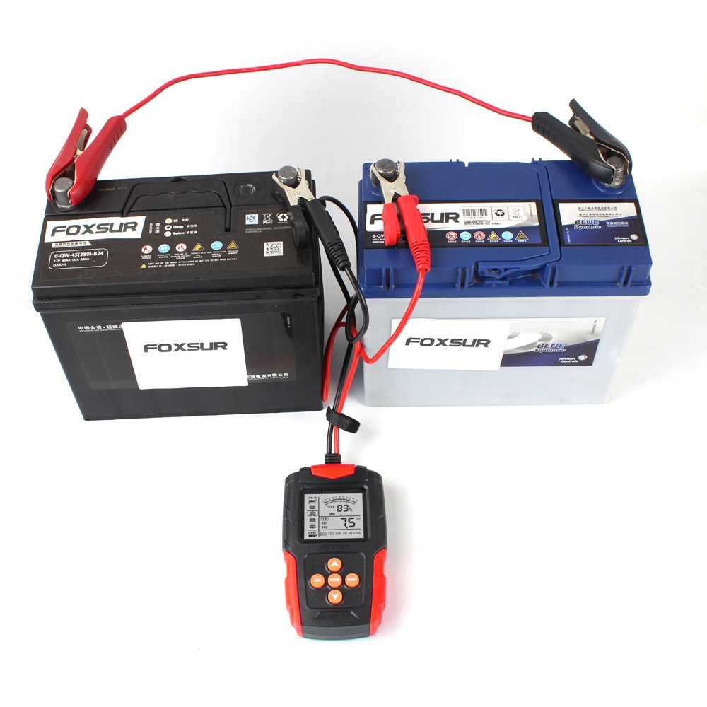 Probador de batería automotriz de 12v 24v