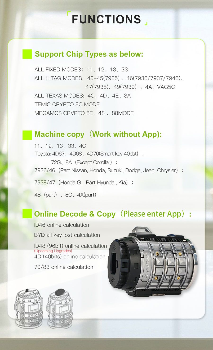 2M2 TANK Easy Clone Machine for cloning, reading, detecting, decoding, collecting and generating. 