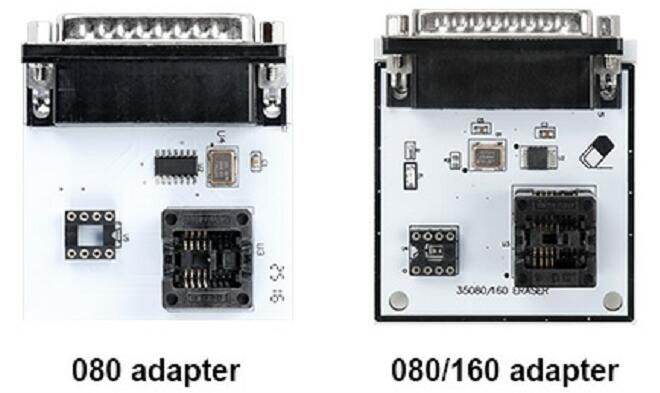 Adaptadores 35080 / 160 del programador iprog + iprog pro ECU