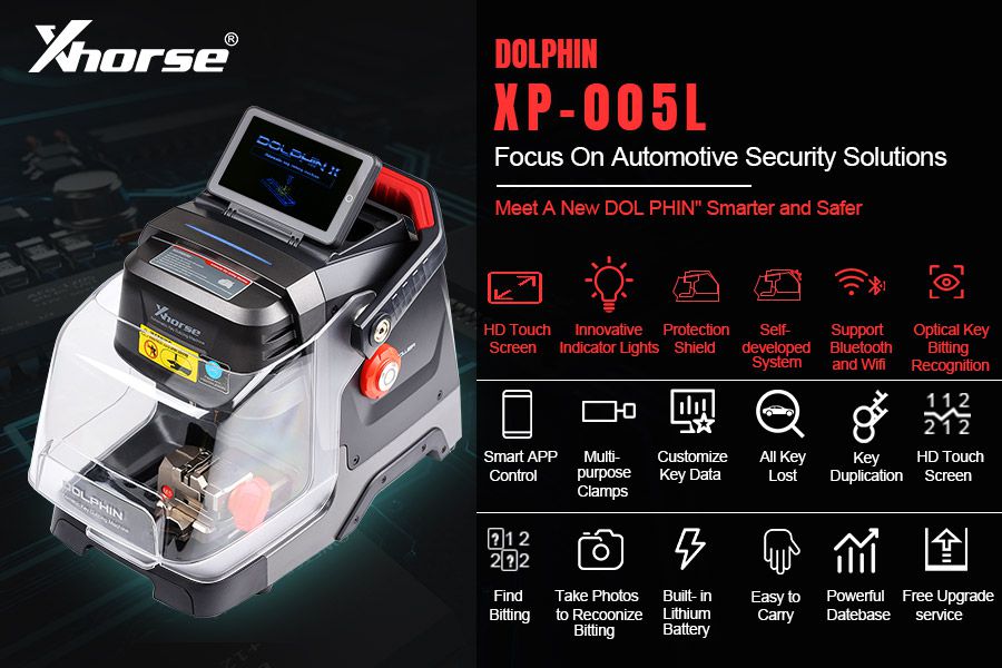 Máquina de corte de llaves xhorse Dolphin xp005l xp005l