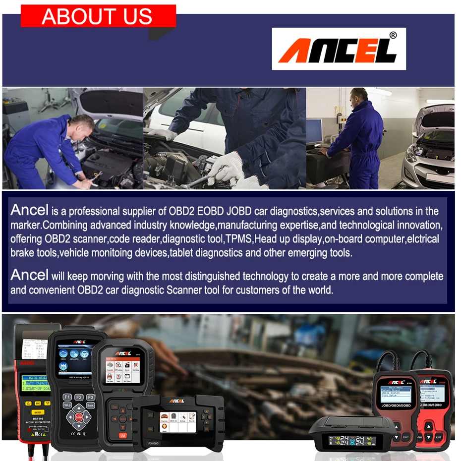 Ancel AD410 OBD2 스캐너
