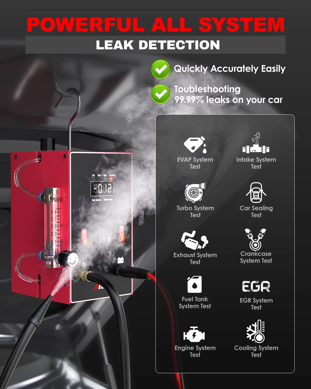 ANCEL L300 Car Smoke Leak Detector 