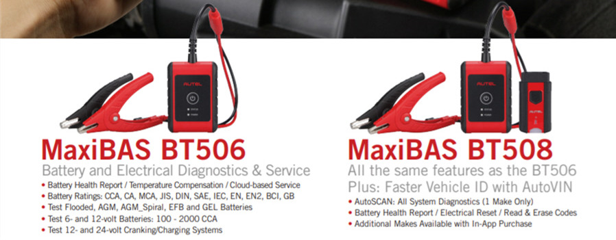 Autel MaxiBAS BT506 Auto Battery and Electrical System A