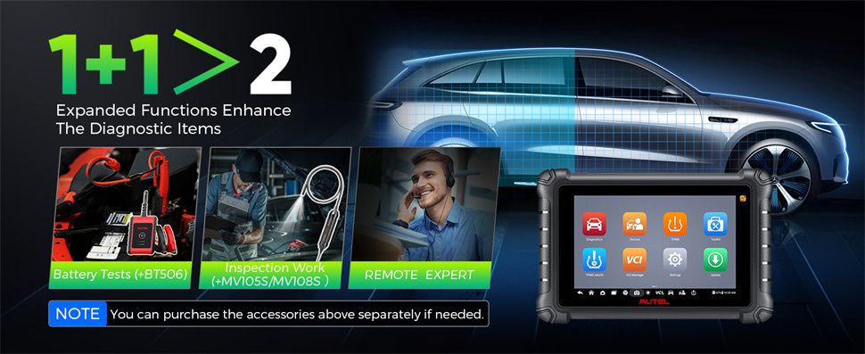 Autel MaxiCheck MX900TS MX900-TS All System Diagnostic with Full TPMS Functions Bi-Directional 40+ Services Updated Of MX808TS/MX808STS/MK808TS