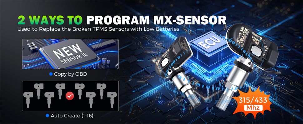 Autel MaxiCheck MX900TS MX900-TS All System Diagnostic with Full TPMS Functions Bi-Directional 40+ Services Updated Of MX808TS/MX808STS/MK808TS