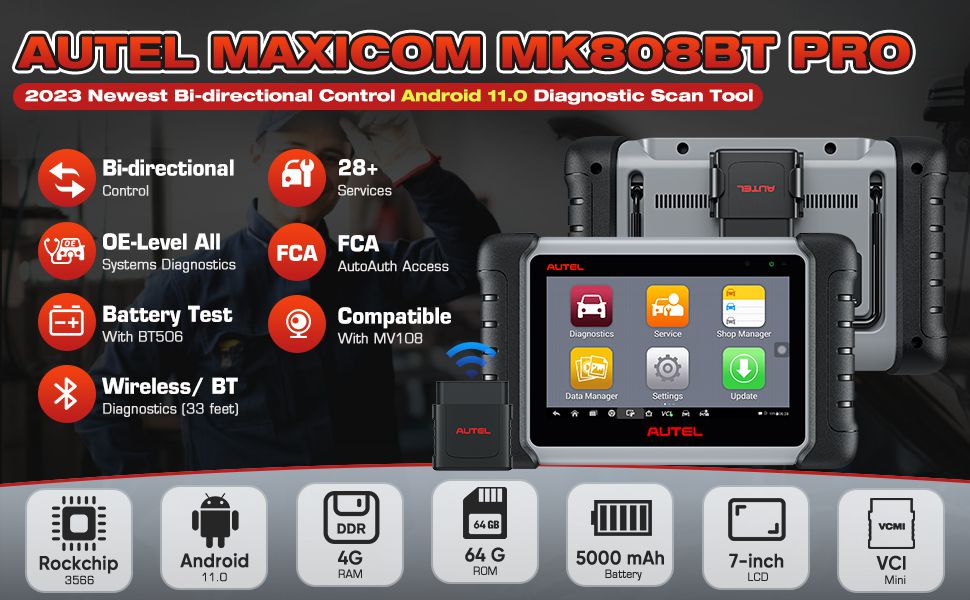 Autel MaxiCOM MK808BT 전문