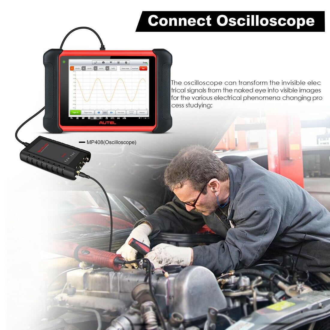 Autel MaxiCOM MK906BT Diagnostic Tool Bluetooth Scanner