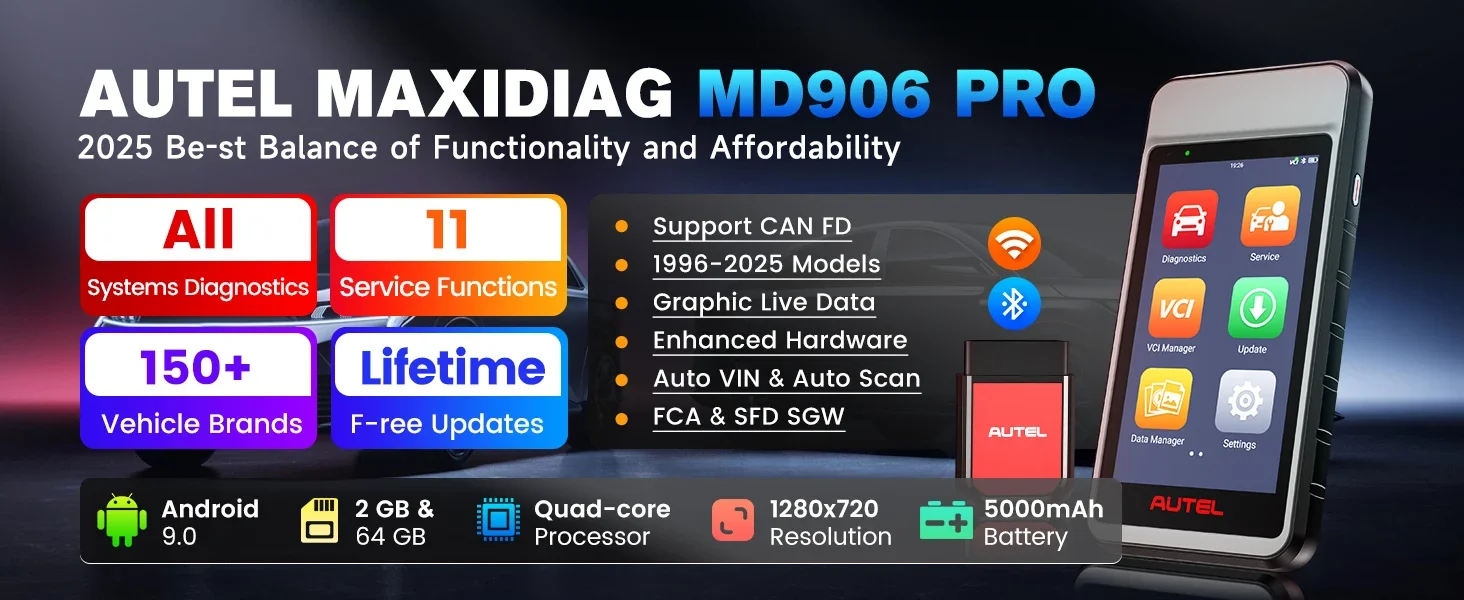 Autel MaxiDiag MD906 Pro Professional Scan Tool