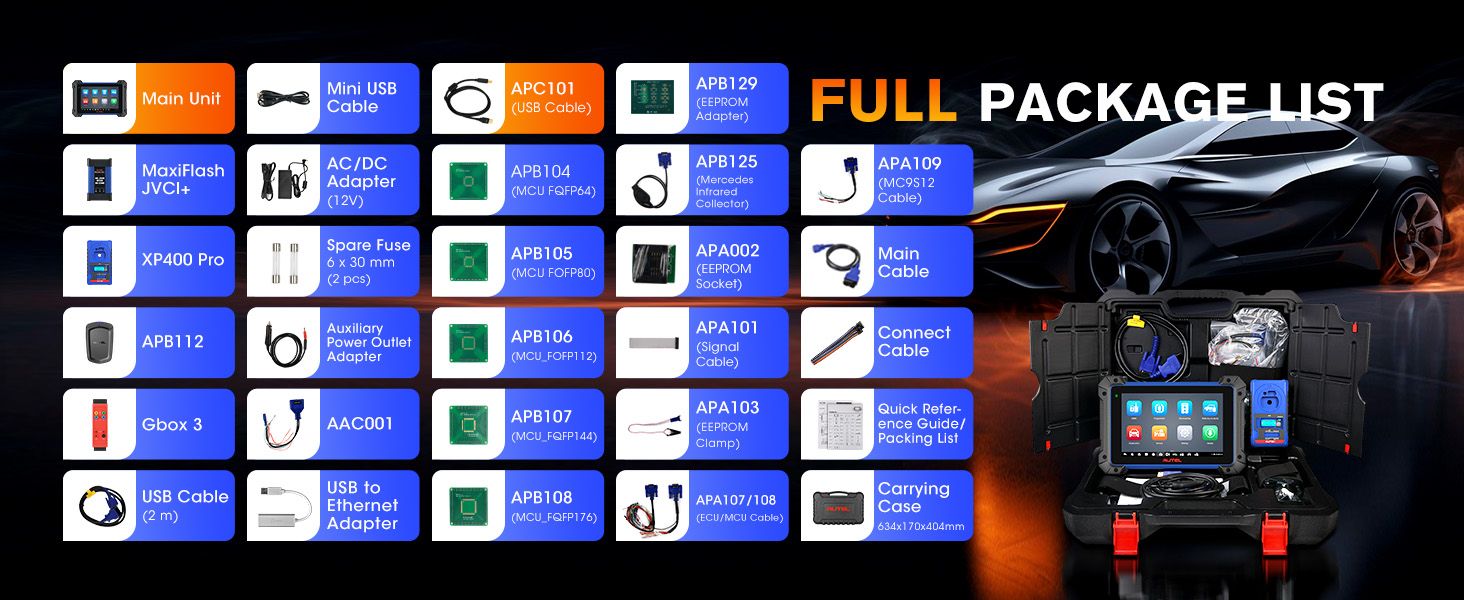 Autel IM608 PRO II full package